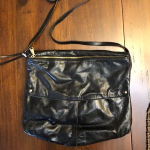 HOBO brand black cross body bag